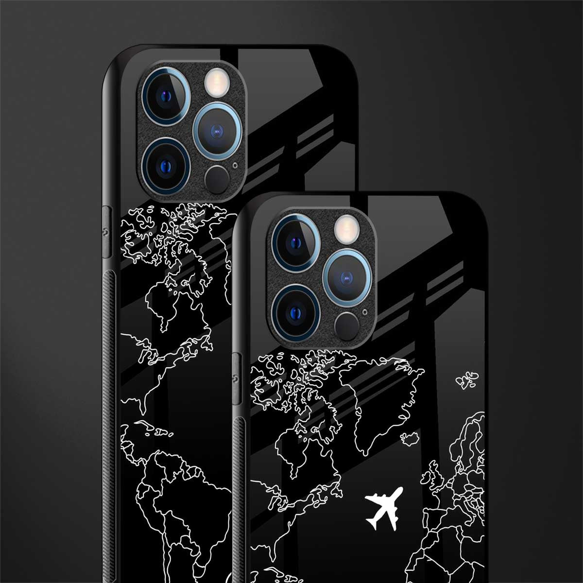 airplane flying wanderlust glass case for iphone 12 pro image-2