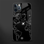 airplane flying wanderlust glass case for iphone 12 pro max image
