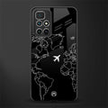 airplane flying wanderlust glass case for redmi 10 prime image