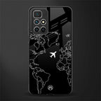airplane flying wanderlust glass case for redmi 10 prime image