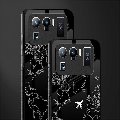 airplane flying wanderlust glass case for mi 11 ultra 5g image-2