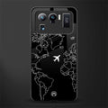 airplane flying wanderlust glass case for mi 11 ultra 5g image
