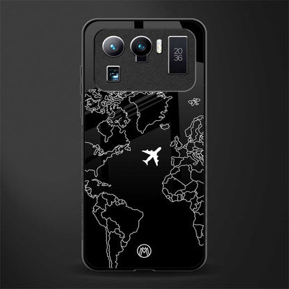 airplane flying wanderlust glass case for mi 11 ultra 5g image