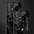 airplane flying wanderlust glass case for vivo v23 pro 5g image-2