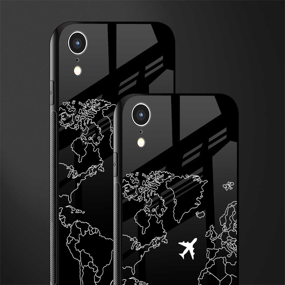 airplane flying wanderlust glass case for iphone xr image-2