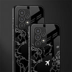 airplane flying wanderlust back phone cover | glass case for samsung galaxy a23