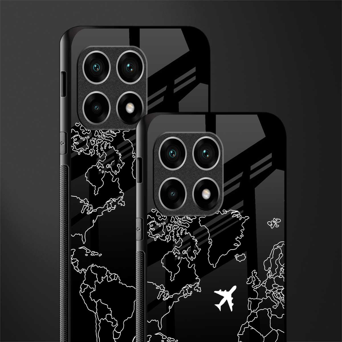 airplane flying wanderlust glass case for oneplus 10 pro 5g image-2