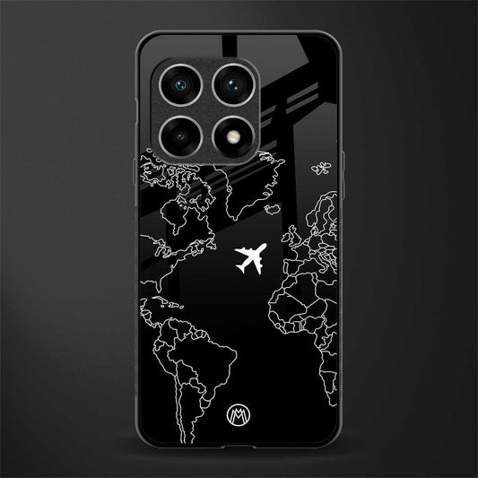 airplane flying wanderlust glass case for oneplus 10 pro 5g image