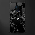 airplane flying wanderlust glass case for oneplus 7t pro image