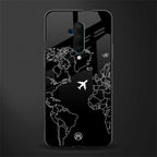airplane flying wanderlust glass case for oneplus 7t pro image
