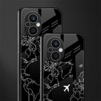 airplane flying wanderlust back phone cover | glass case for oppo f21 pro 5g