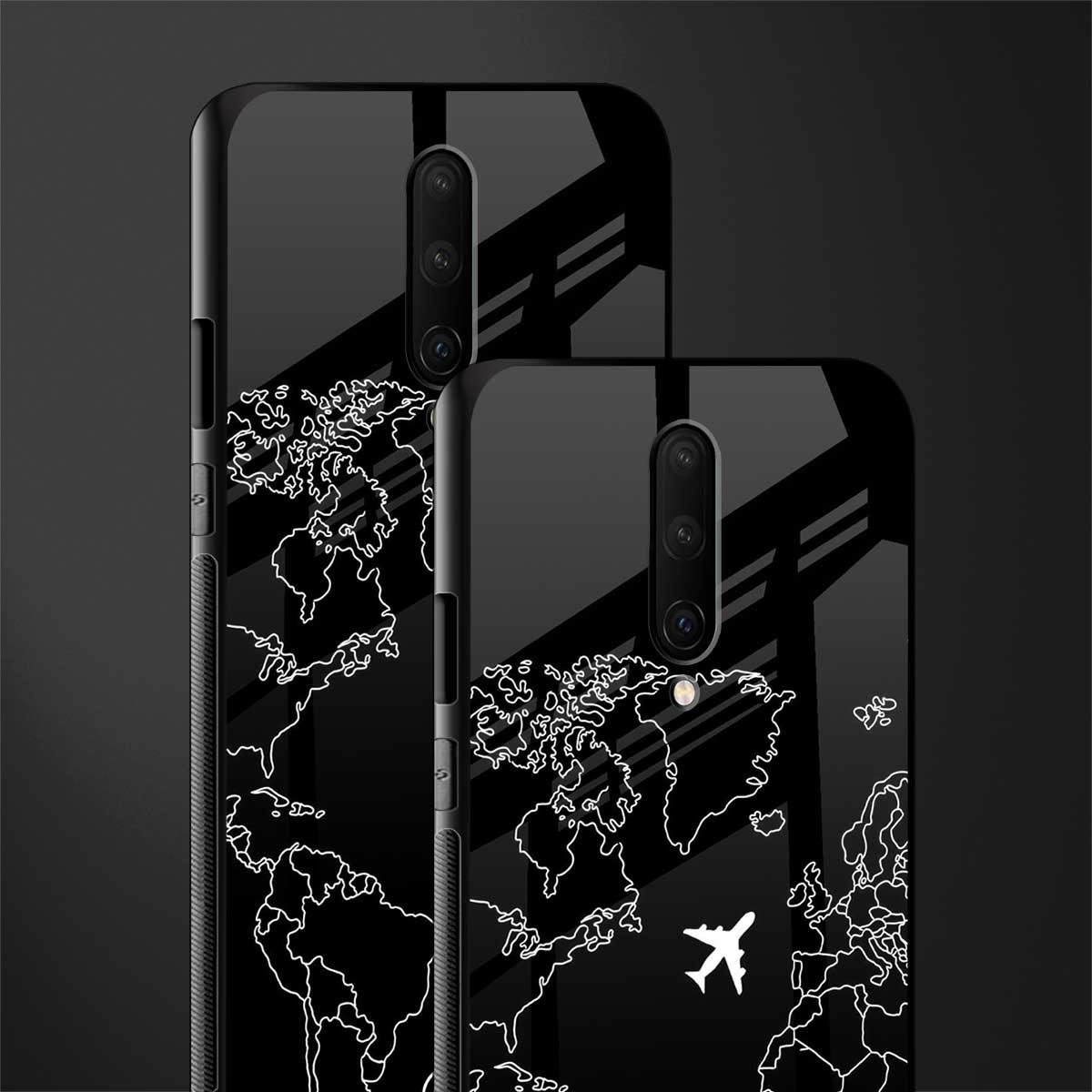 airplane flying wanderlust glass case for oneplus 7 pro image-2
