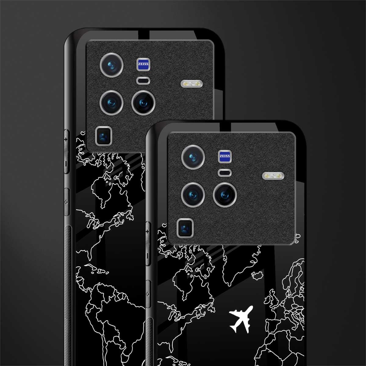 airplane flying wanderlust glass case for vivo x80 pro 5g image-2