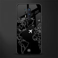 airplane flying wanderlust glass case for oneplus 8 pro image
