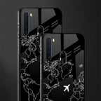 airplane flying wanderlust glass case for samsung a21 image-2
