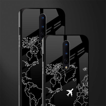 airplane flying wanderlust glass case for oneplus 8 image-2