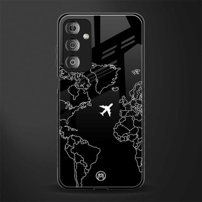 airplane flying wanderlust back phone cover | glass case for samsung galaxy f23 5g