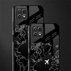 airplane flying wanderlust back phone cover | glass case for samsung galaxy f42