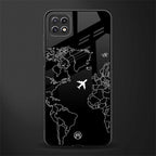 airplane flying wanderlust back phone cover | glass case for samsung galaxy f42