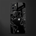 airplane flying wanderlust back phone cover | glass case for vivo y72