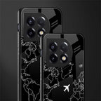 airplane flying wanderlust back phone cover | glass case for oneplus 11