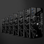airplane flying wanderlust glass case for realme 7 image-3