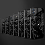 airplane flying wanderlust glass case for samsung galaxy s21 ultra image-3