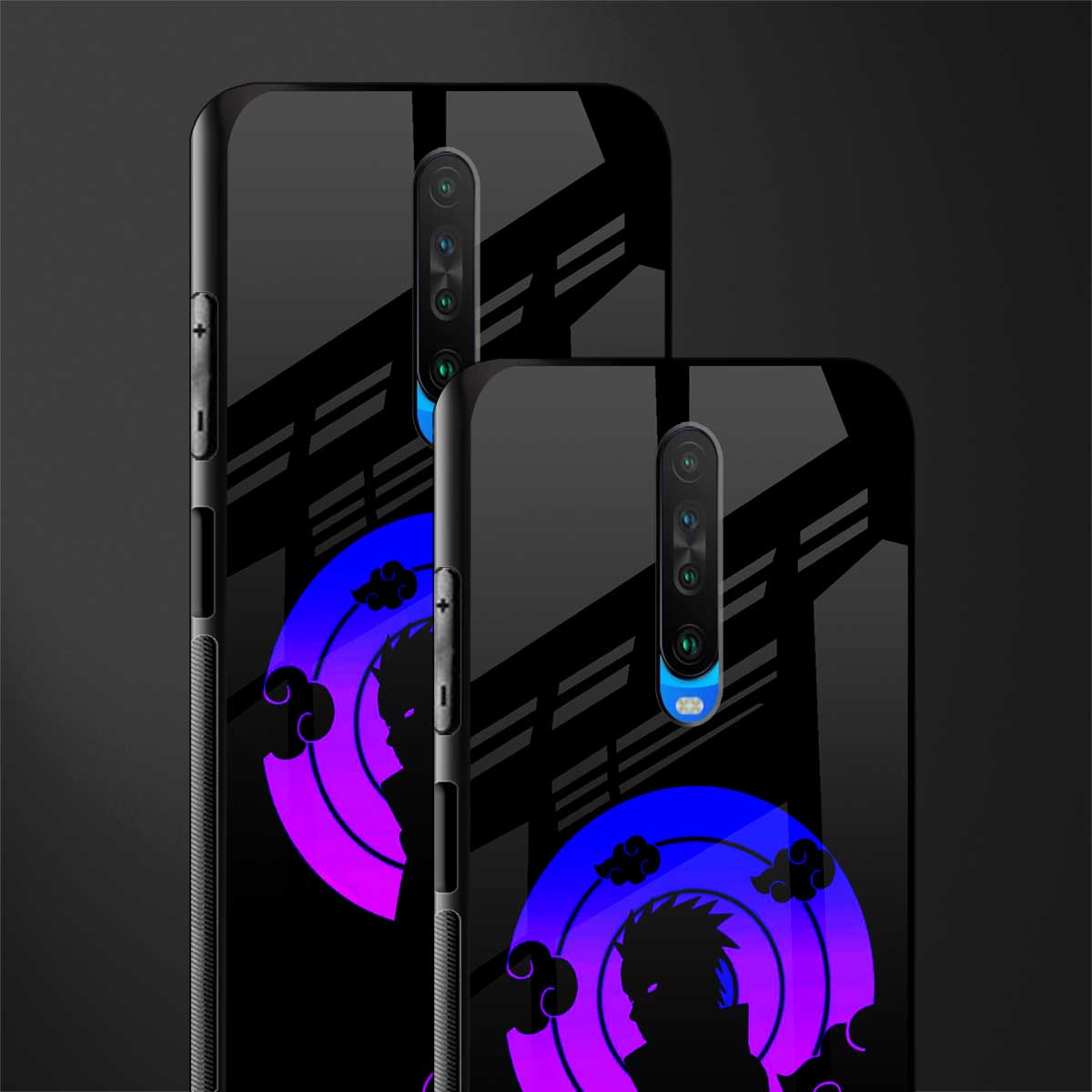 akatsuki minimalistic glass case for poco x2 image-2