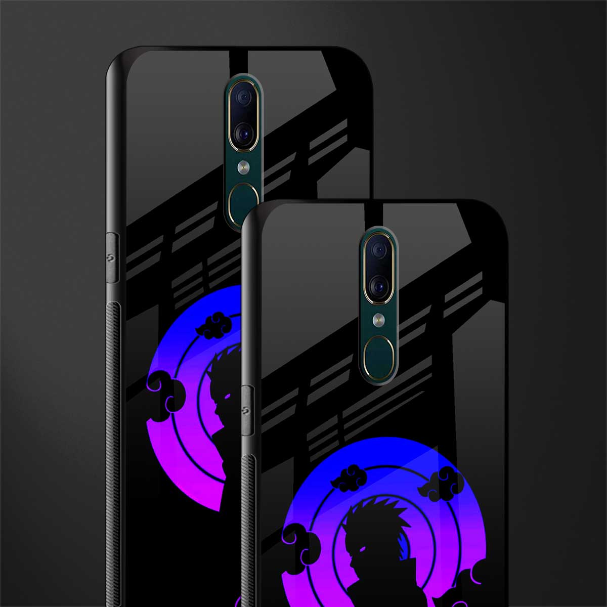 akatsuki minimalistic glass case for oppo f11 image-2