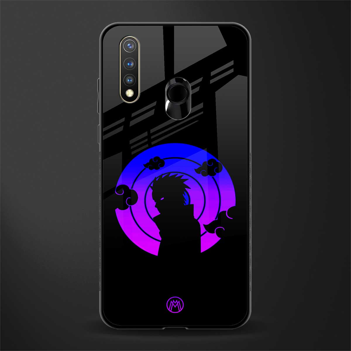 akatsuki minimalistic glass case for vivo y19 image