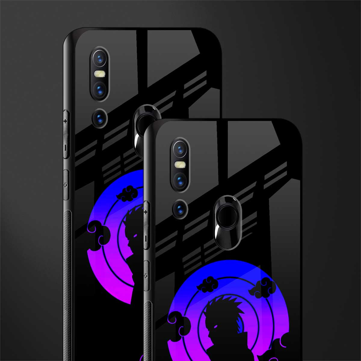 akatsuki minimalistic glass case for vivo v15 image-2