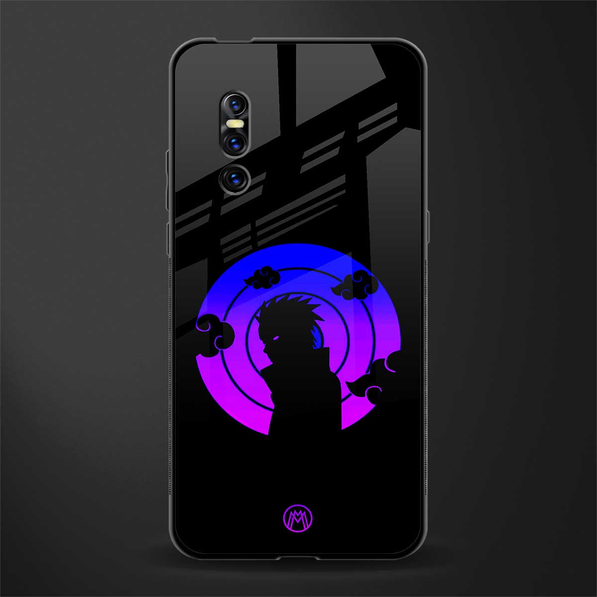 akatsuki minimalistic glass case for vivo v15 pro image