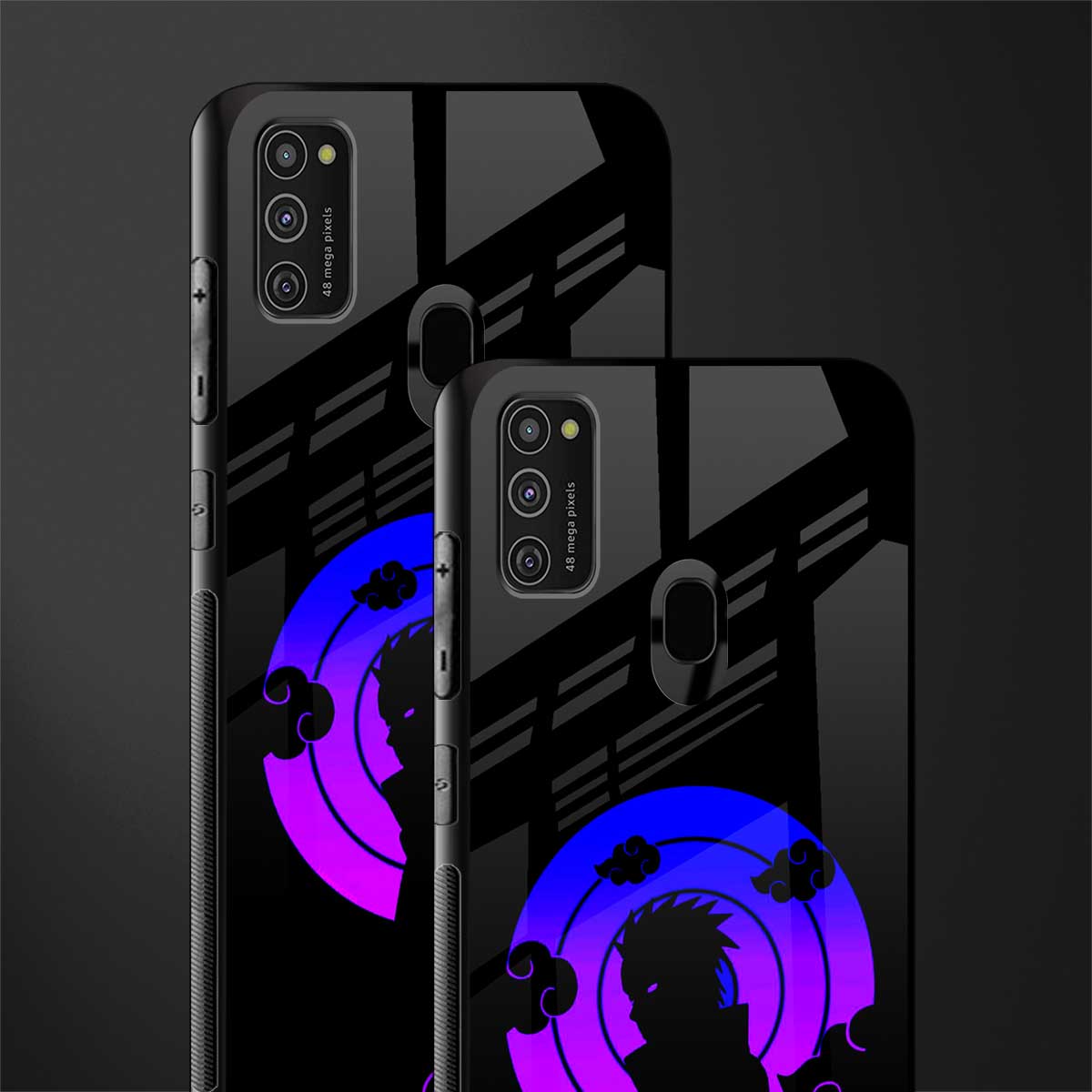 akatsuki minimalistic glass case for samsung galaxy m21 image-2