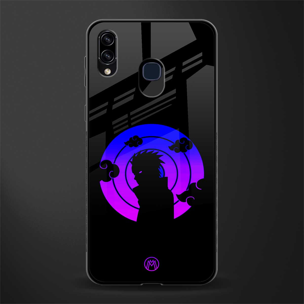 akatsuki minimalistic glass case for samsung galaxy m10s image