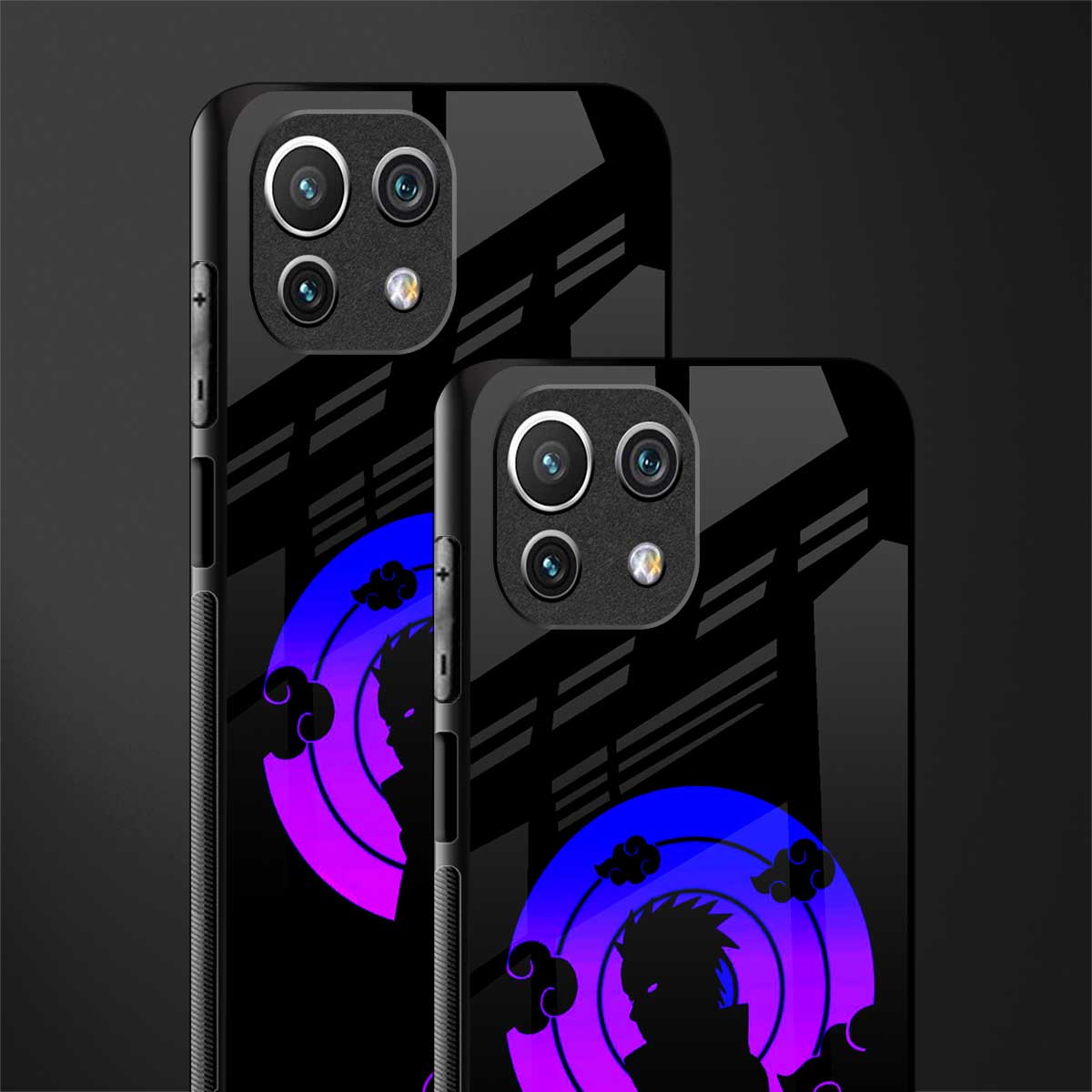 akatsuki minimalistic glass case for mi 11 lite image-2