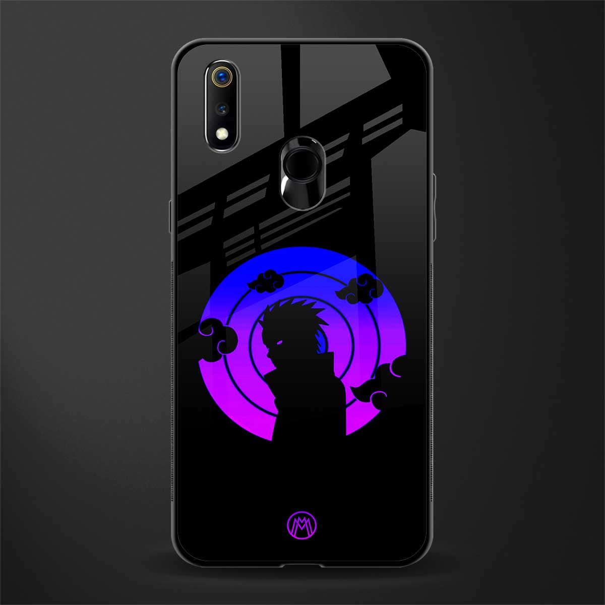 akatsuki minimalistic glass case for realme 3 pro image