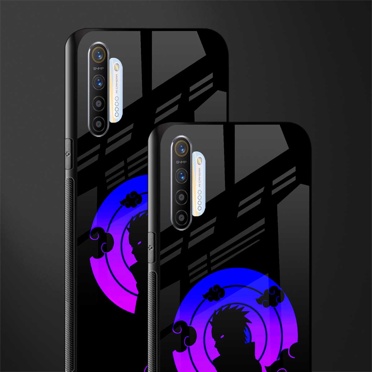 akatsuki minimalistic glass case for realme xt image-2