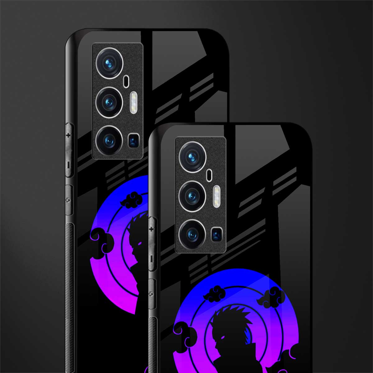 akatsuki minimalistic glass case for vivo x70 pro plus image-2