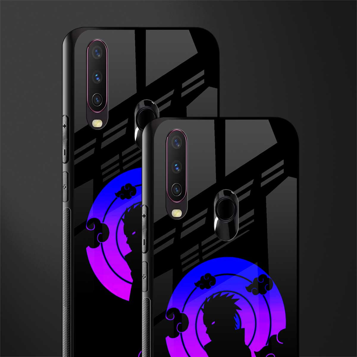 akatsuki minimalistic glass case for vivo y17 image-2