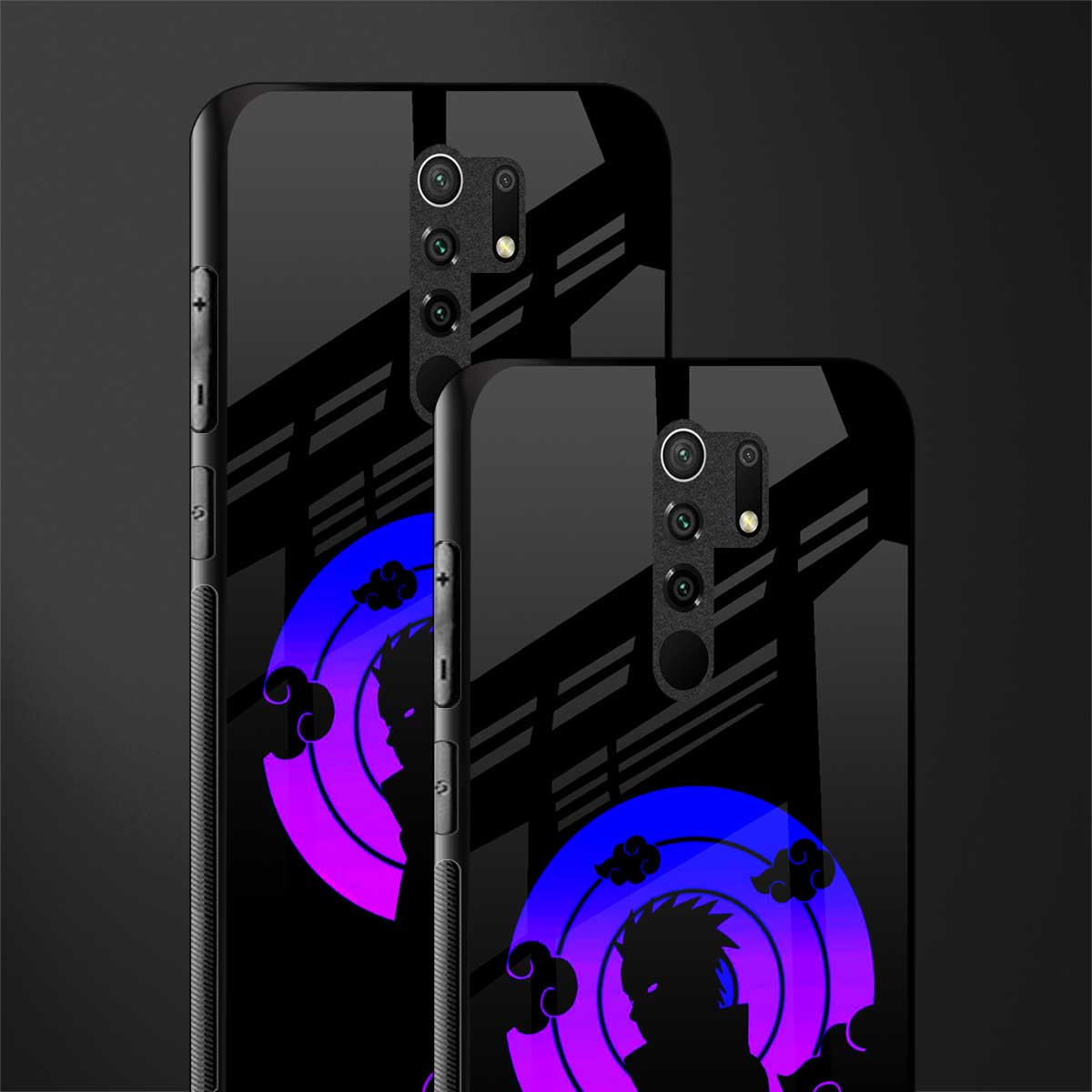 akatsuki minimalistic glass case for redmi 9 prime image-2