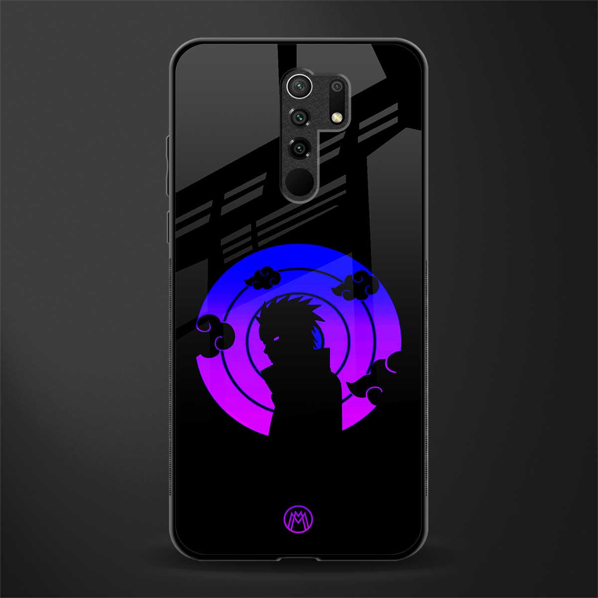 akatsuki minimalistic glass case for poco m2 image