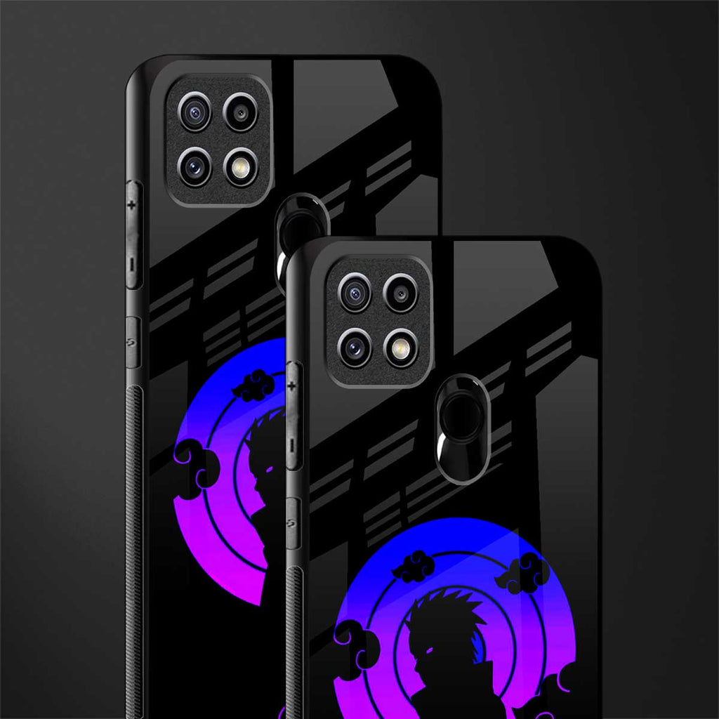 akatsuki minimalistic glass case for oppo a15s image-2