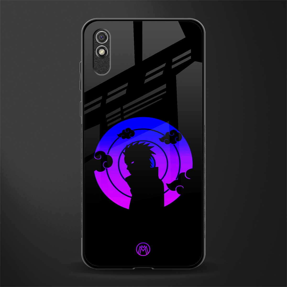 akatsuki minimalistic glass case for redmi 9i image