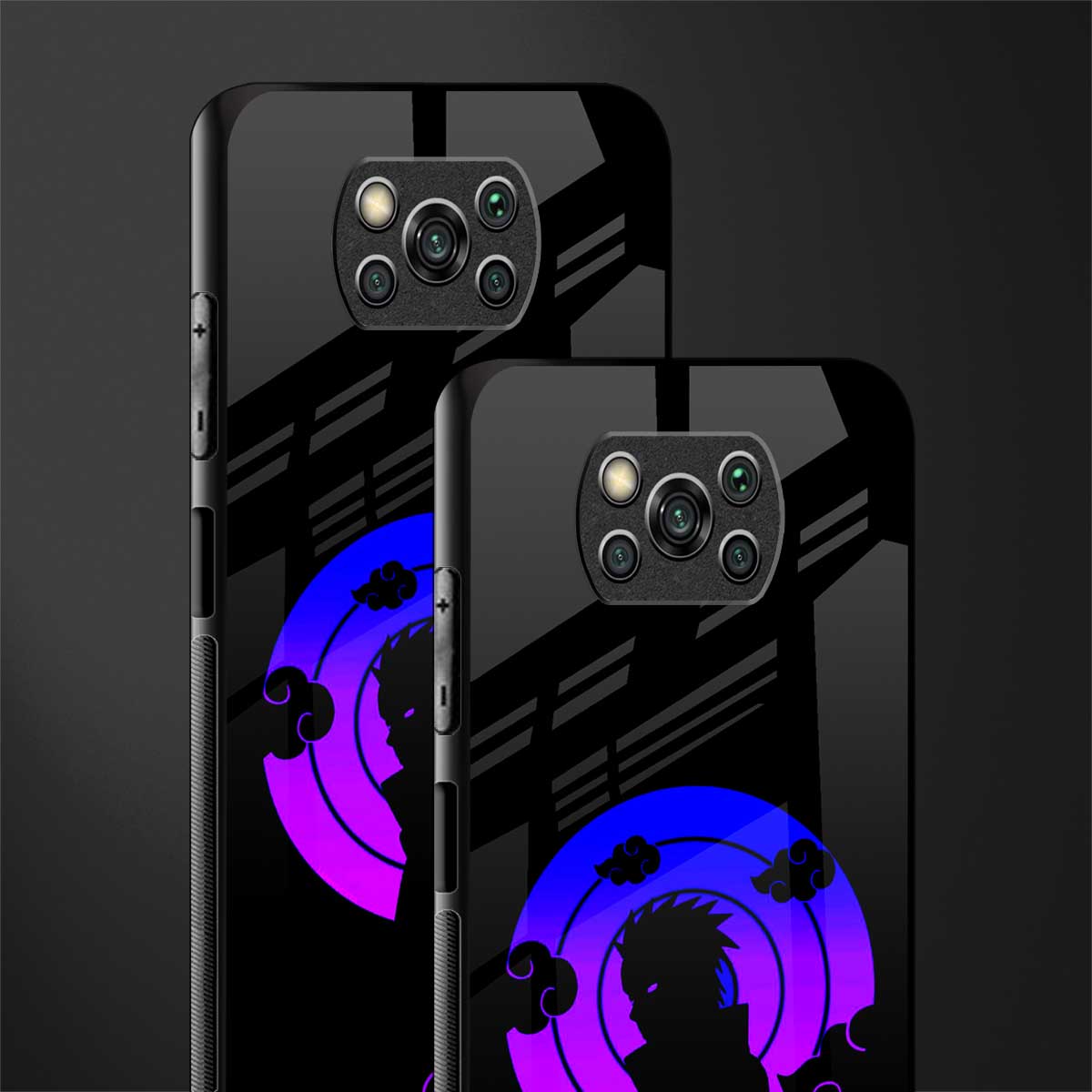 akatsuki minimalistic glass case for poco x3 pro image-2