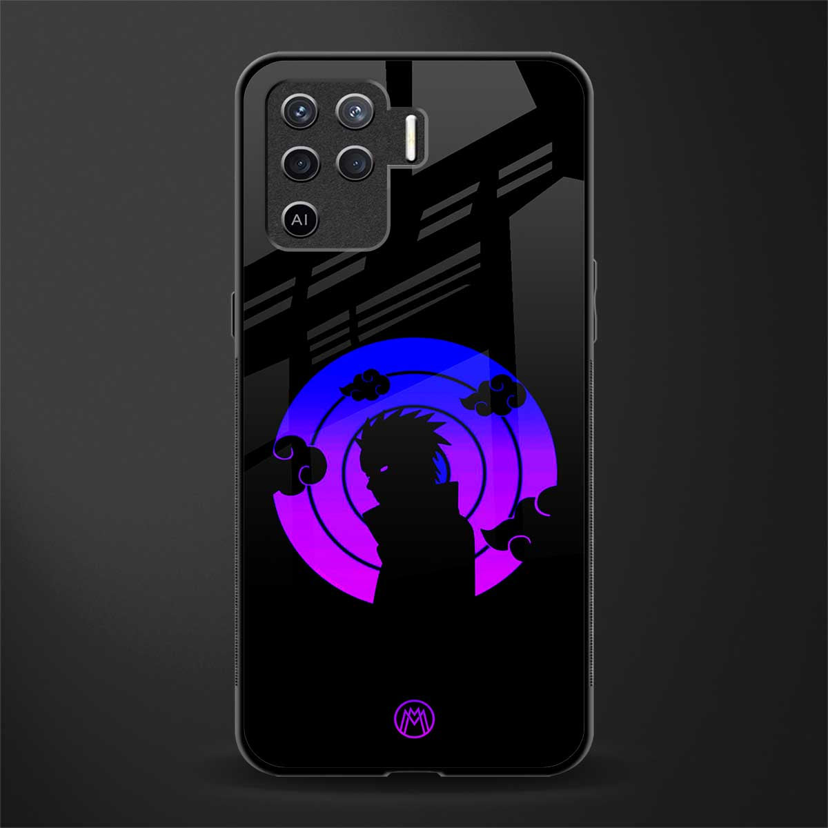 akatsuki minimalistic glass case for oppo f19 pro image
