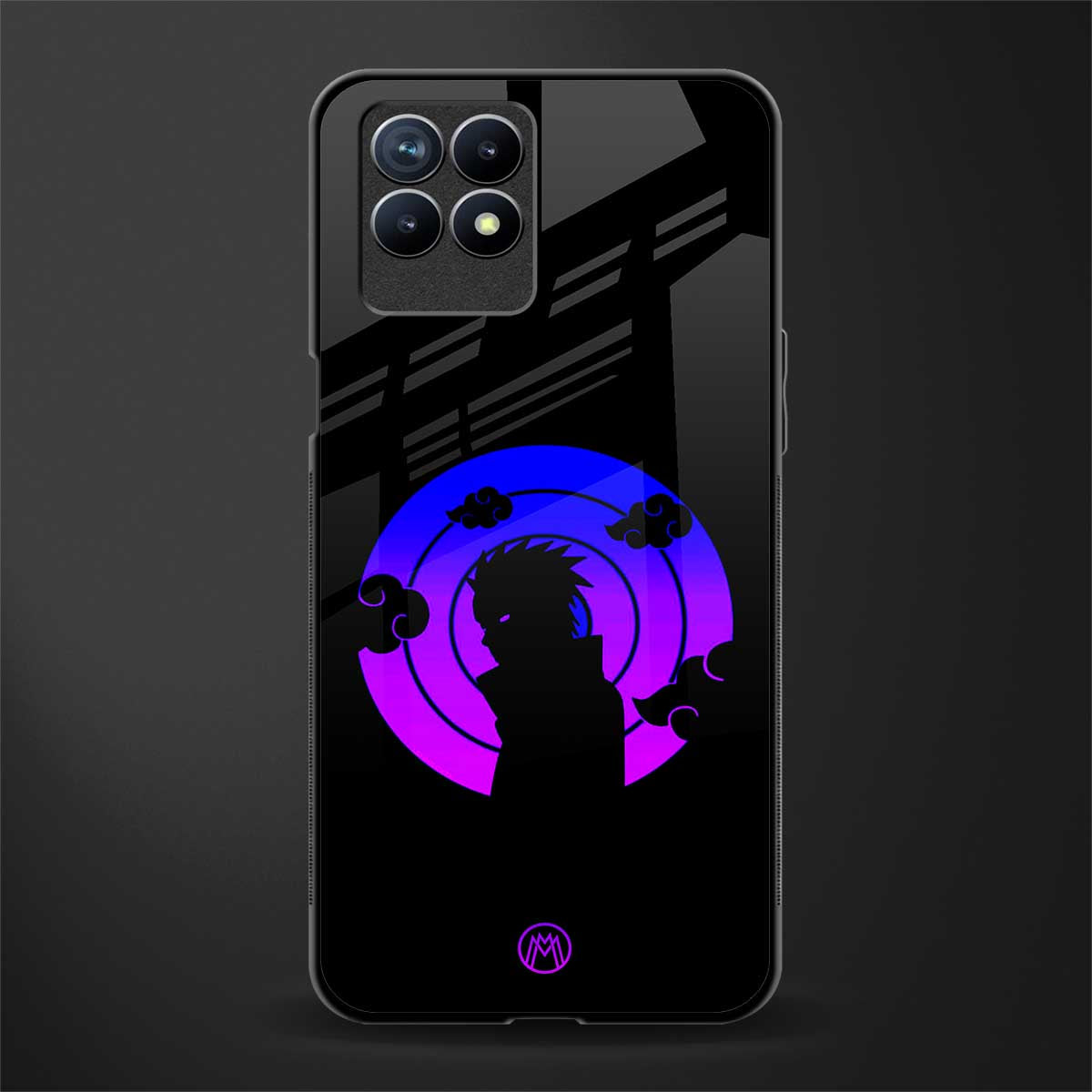 akatsuki minimalistic glass case for realme 8i image