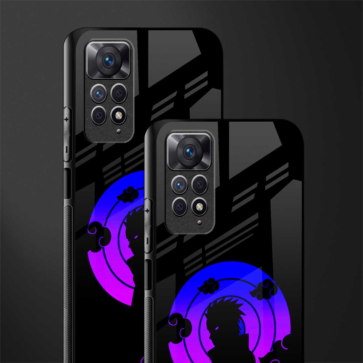 akatsuki minimalistic back phone cover | glass case for redmi note 11 pro plus 4g/5g