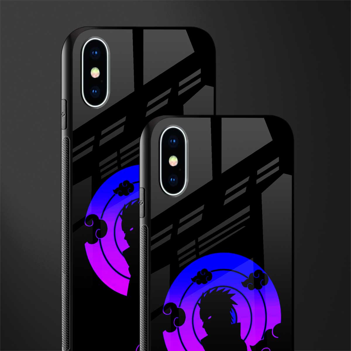 akatsuki minimalistic glass case for iphone xs image-2