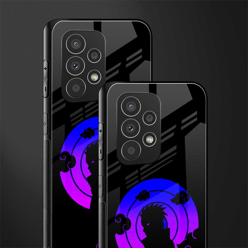 akatsuki minimalistic back phone cover | glass case for samsung galaxy a73 5g