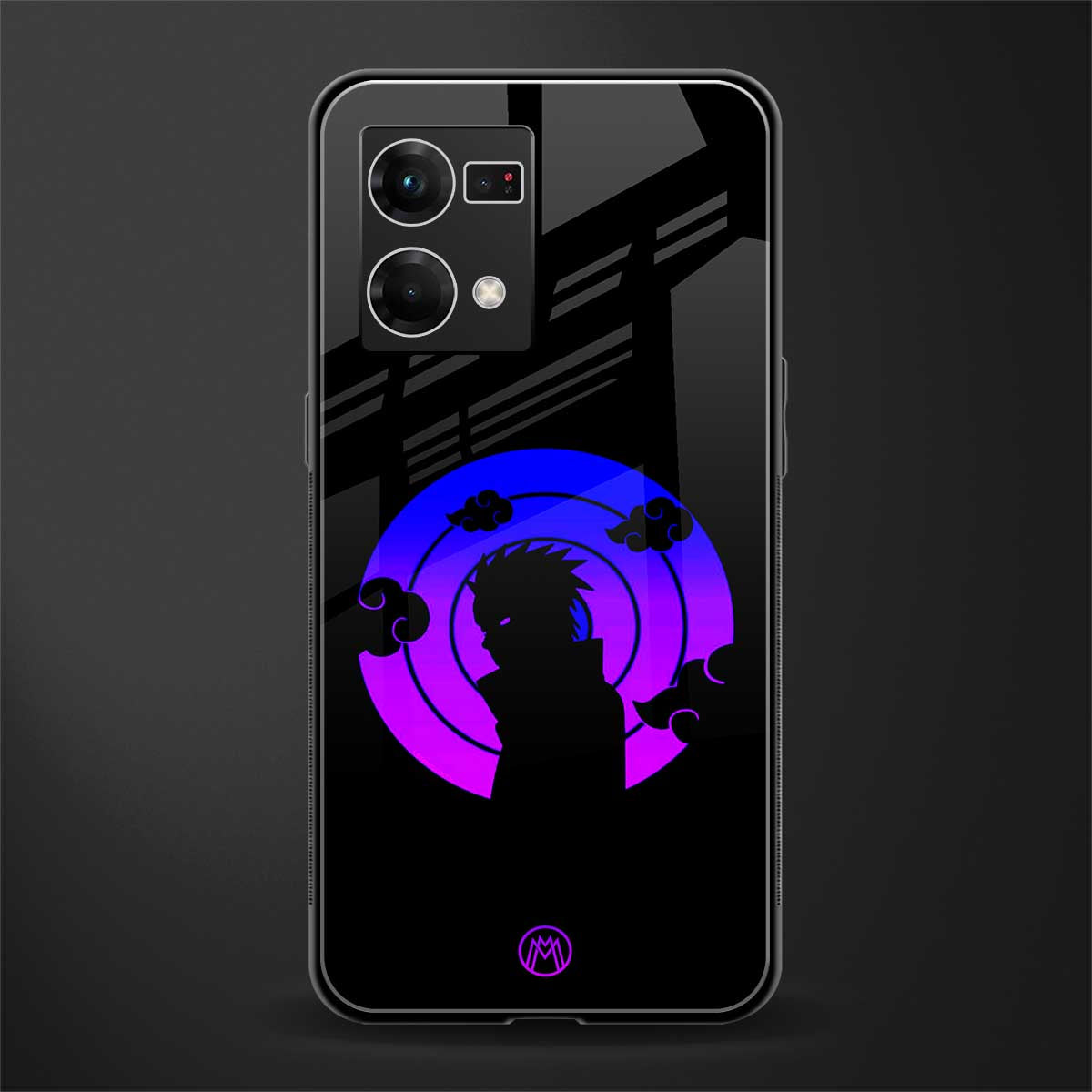 akatsuki minimalistic back phone cover | glass case for oppo f21 pro 4g